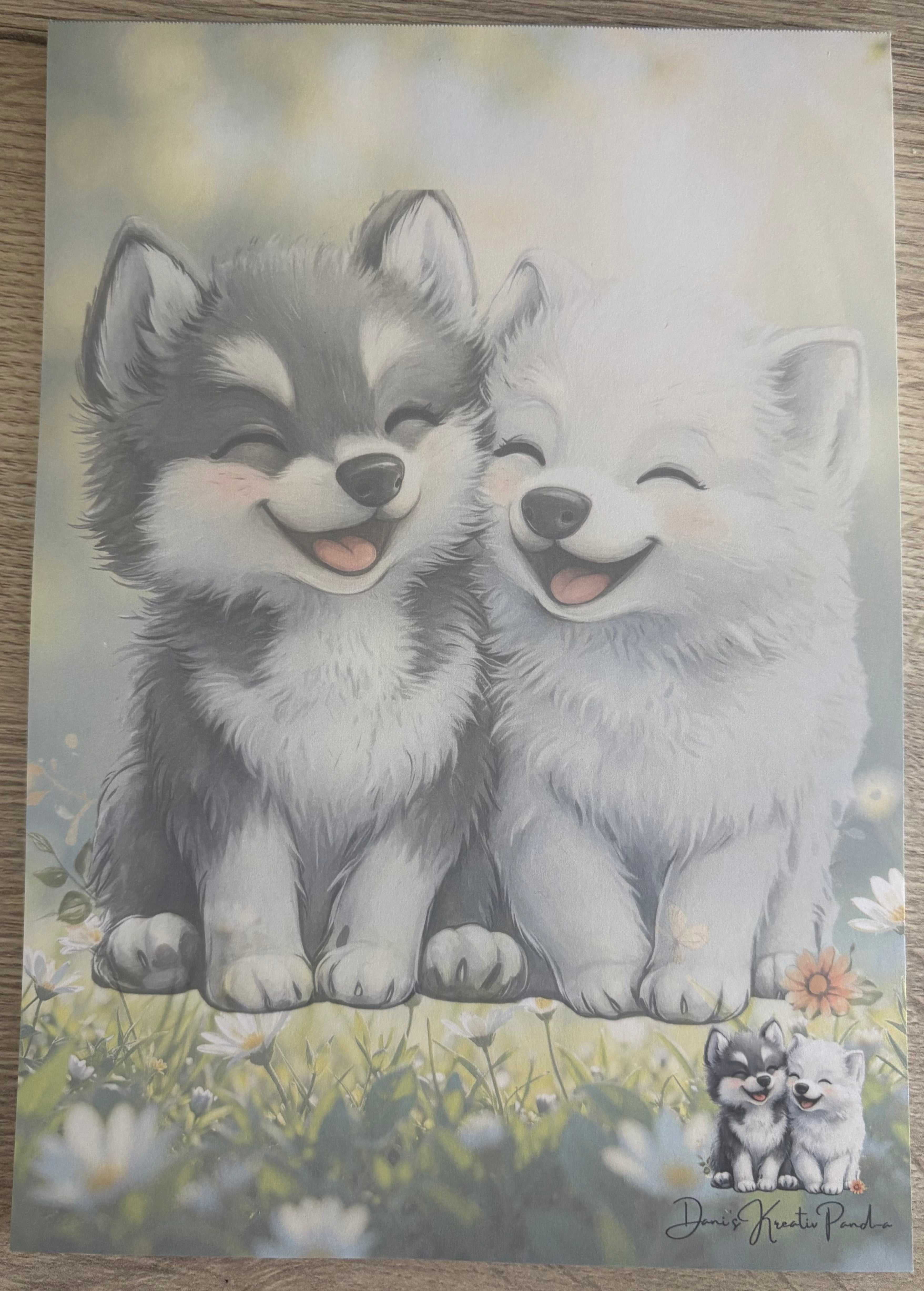 Notizblock A5 Wölfe (Notiz4)