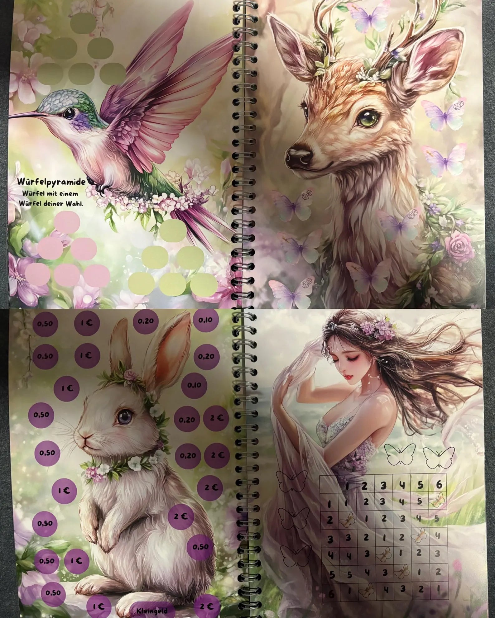 Magischer Wald Sparbuch A5 (2026/111)