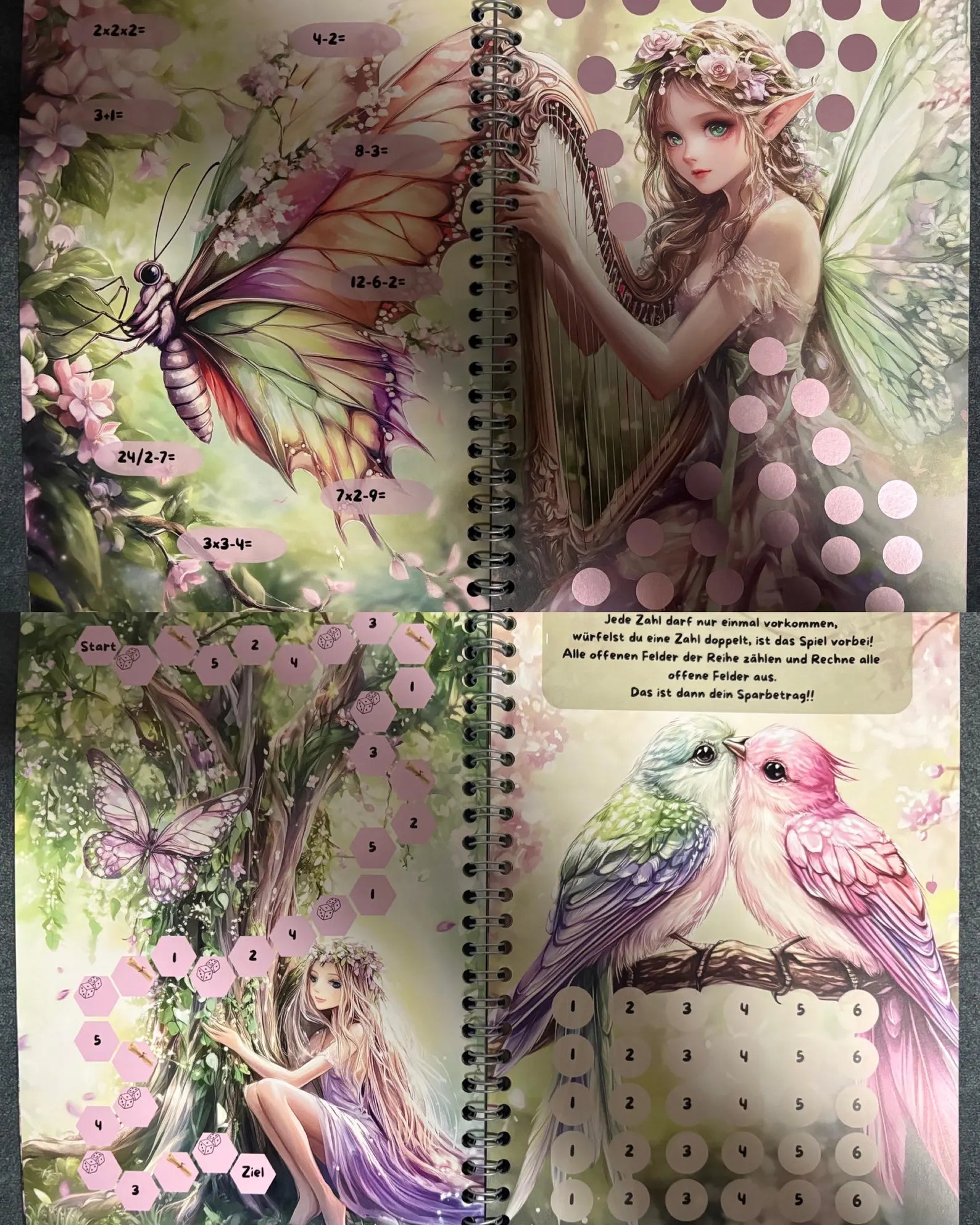 Magischer Wald Sparbuch A5 (2026/111)