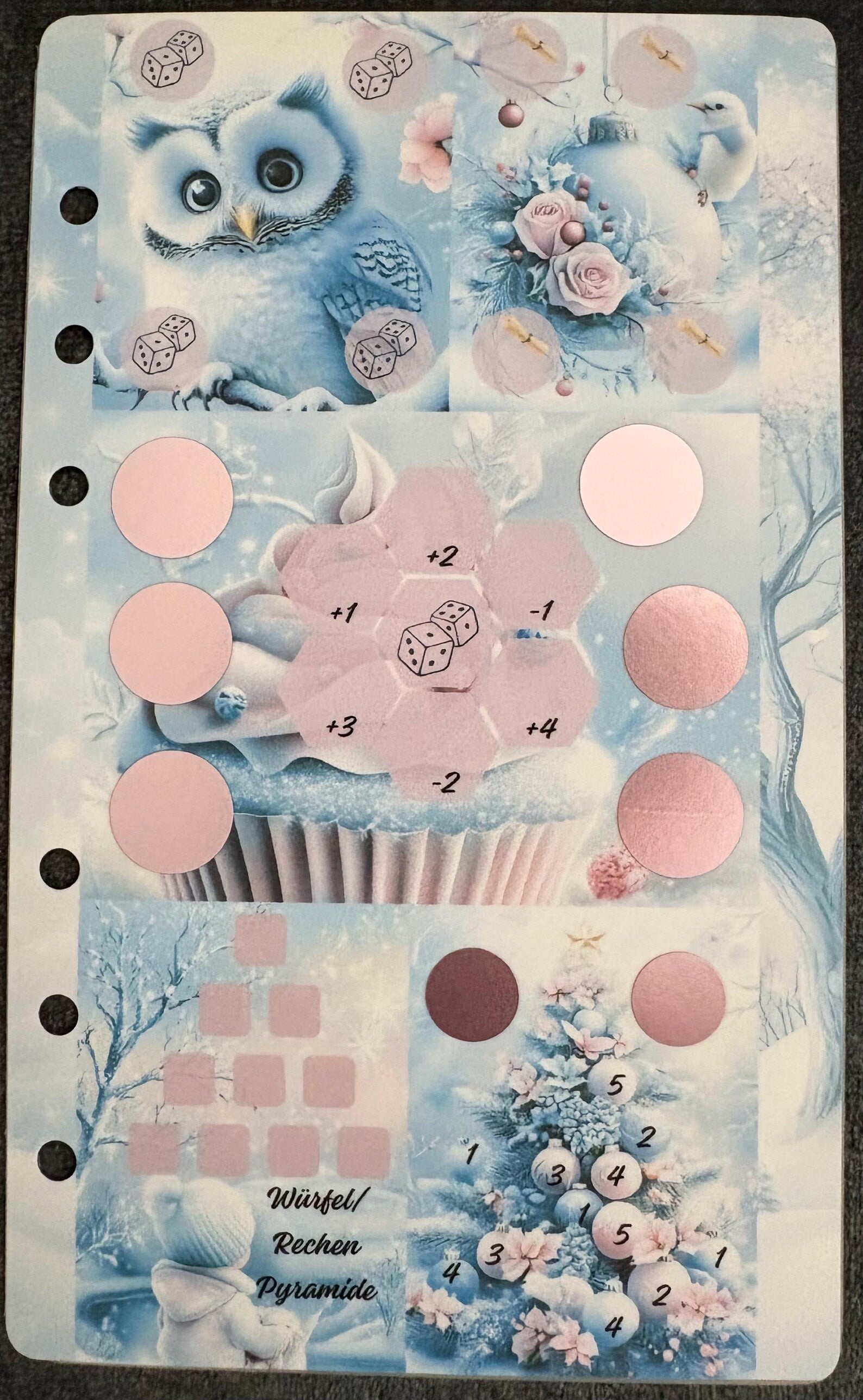 Winter Einheft Jahres- Challenge A6