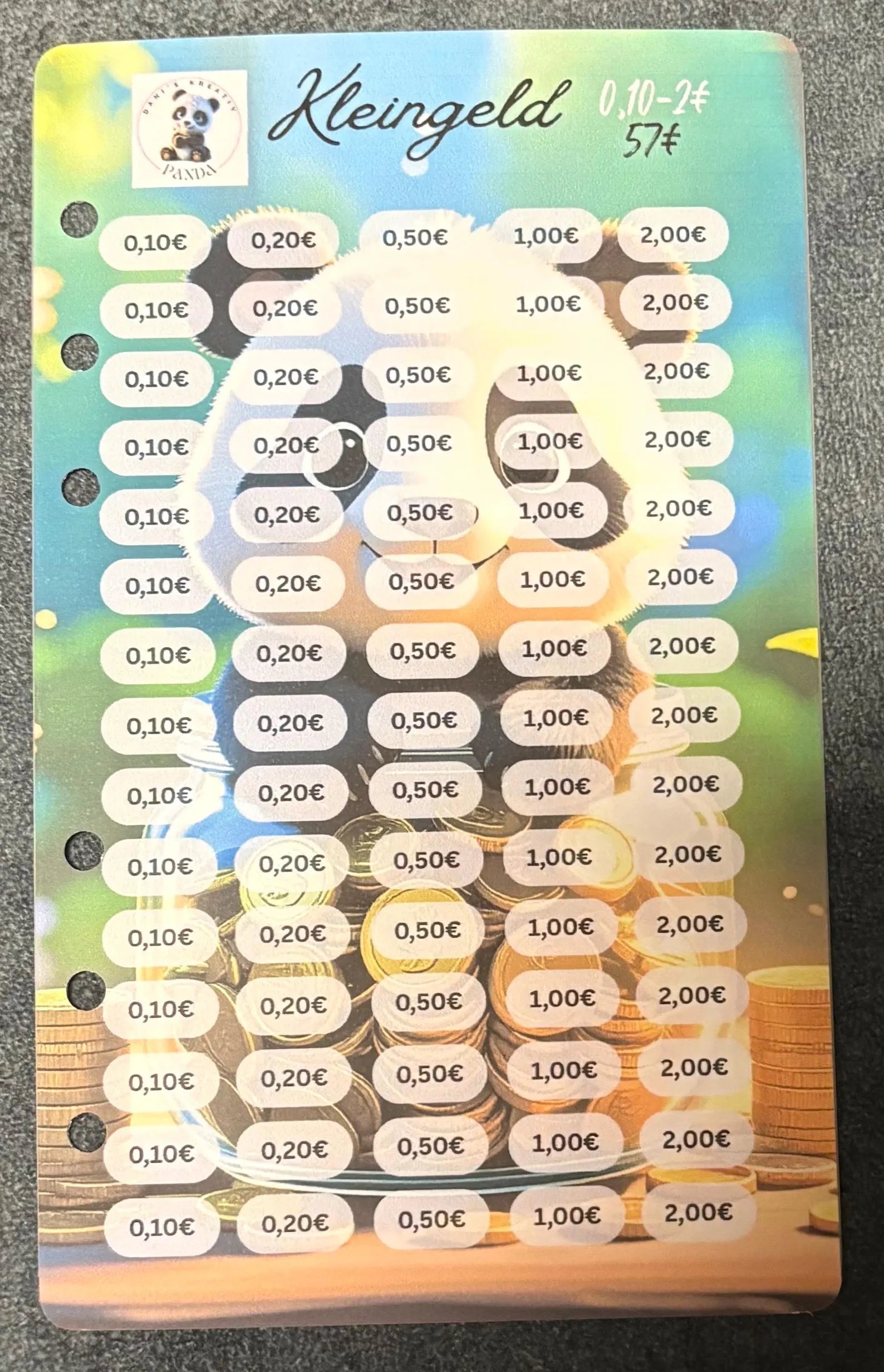 Kleingeld Einheft Challenge A6