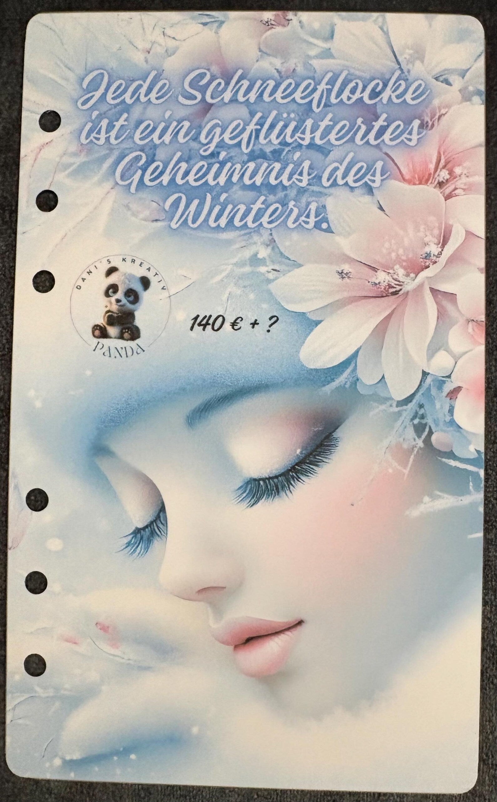 Winter Einheft Jahres- Challenge A6